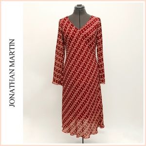 Jonathan Martin Long Sleeve Dress
